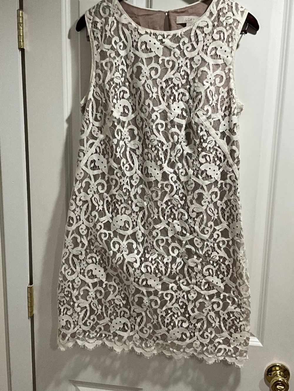 Have white dress by Loft, size 12